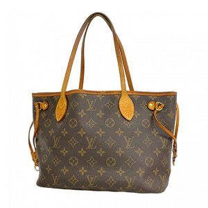 LOUIS VUITTON Brown Monogram Neverfull PM Tote Bag